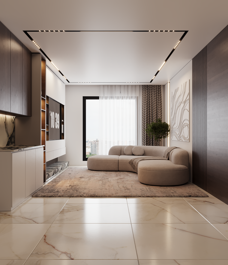 Online design Modern Living Room by Tara M. thumbnail