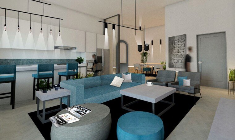 Online design Contemporary Living Room by Archie T. thumbnail
