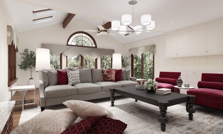 Online design Transitional Living Room by Aida A. thumbnail