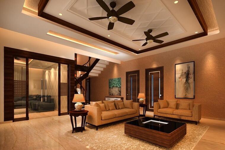 Online design Traditional Combined Living/Dining by Kiran K. thumbnail