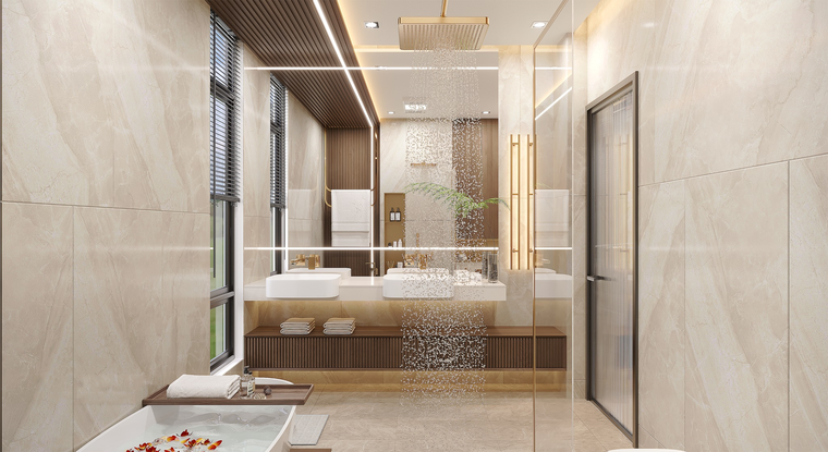 Online design Contemporary Bathroom by Alice H. thumbnail