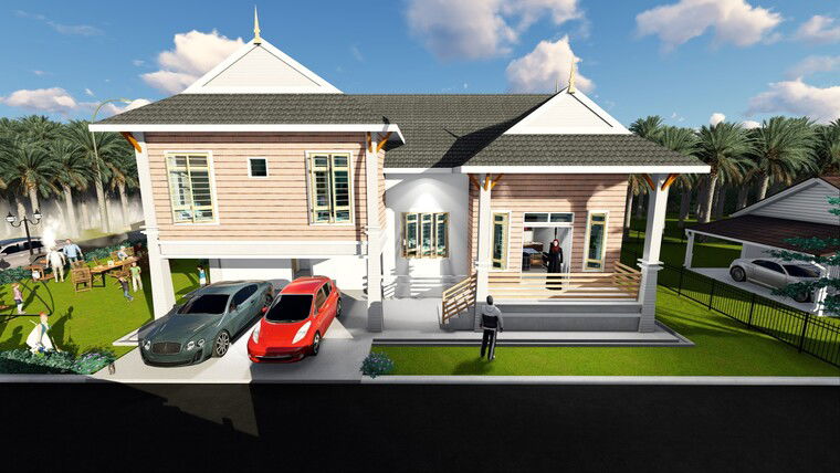 Online design Traditional Home Office by Fatehah N. thumbnail