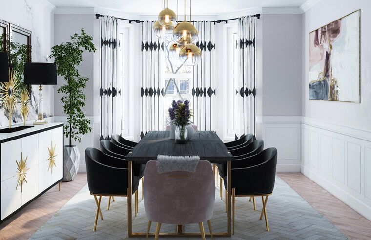 Online design Eclectic Dining Room by Kamila A. thumbnail