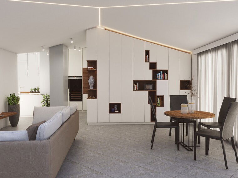 Online design Contemporary Combined Living/Dining by Francesca B. thumbnail