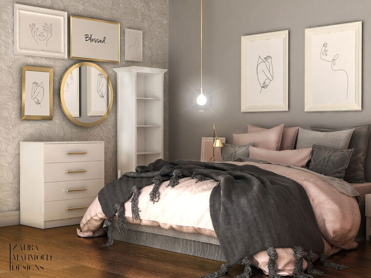 Online design Modern Bedroom by Zahra M. thumbnail