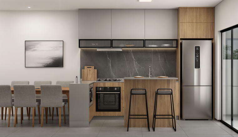 Online design Modern Kitchen by Carine C. thumbnail