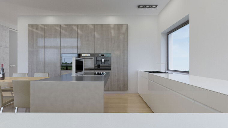 Online design Modern Kitchen by Dominika Z. thumbnail