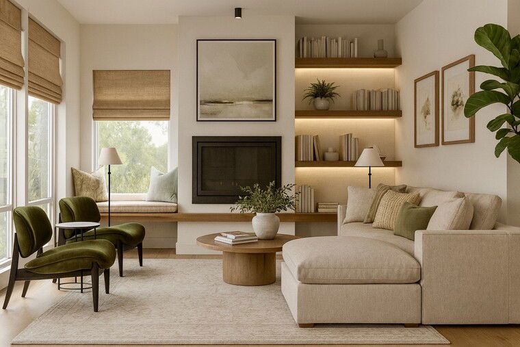 Online design Modern Living Room by Marya W. thumbnail