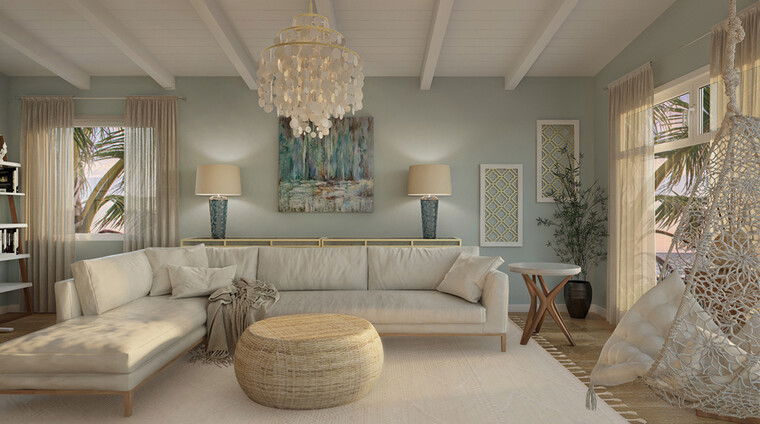 Online design Beach Living Room by Iulia B. thumbnail