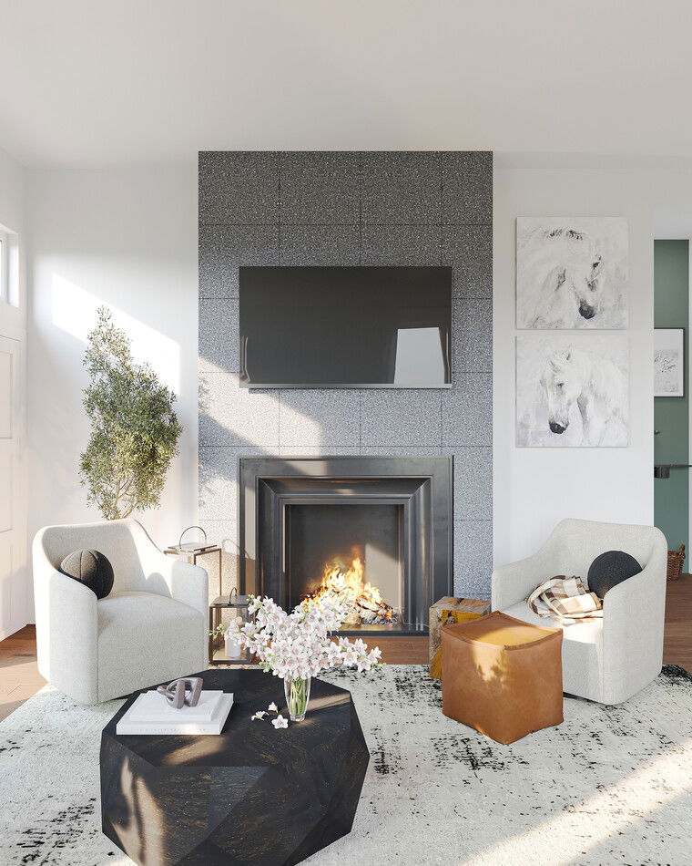 Online design Transitional Living Room by Samantha B. thumbnail