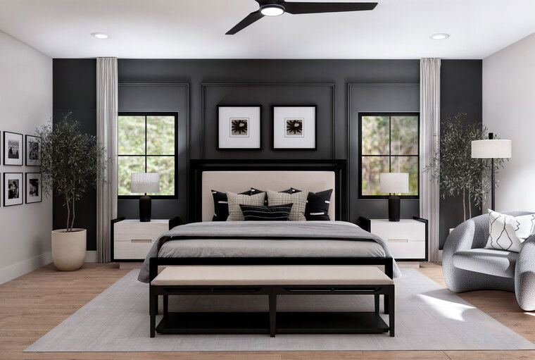Online design Transitional Bedroom by Lara D. thumbnail