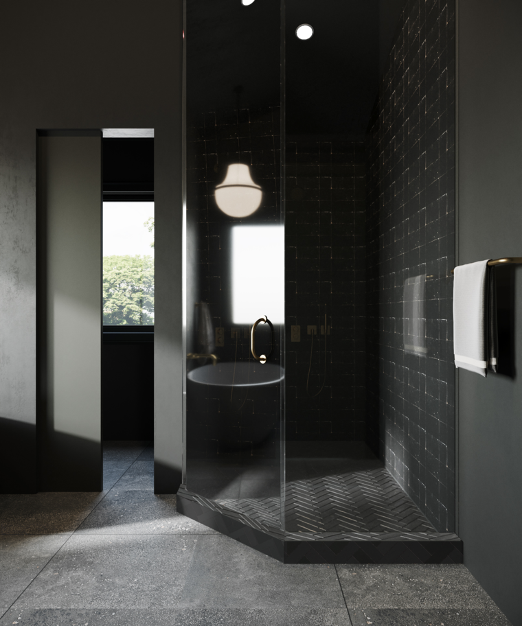 Online design Modern Bathroom by Sierra H. thumbnail