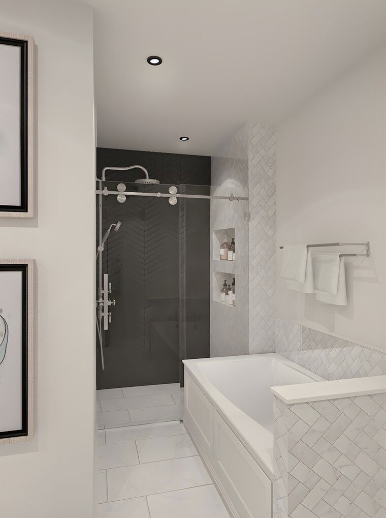 Online design Transitional Bathroom by Iulia B. thumbnail