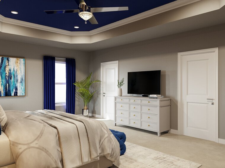 Online design Glamorous Bedroom by Casey H. thumbnail