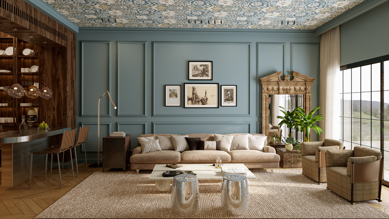 Online design Eclectic Living Room by Omnia A. thumbnail