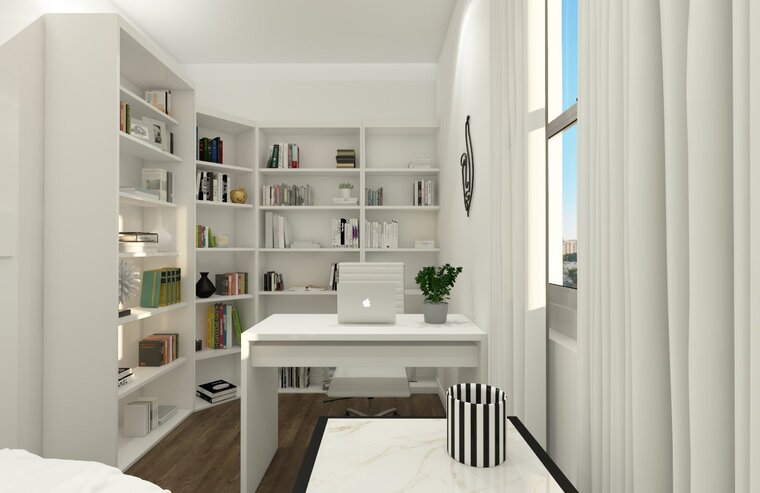 Online design Transitional Home Office by Chante F. thumbnail