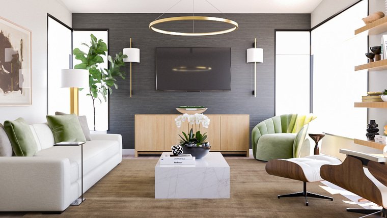 Online design Modern Living Room by Marya W. thumbnail