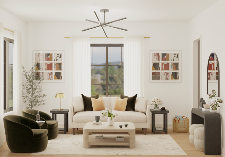 Diseño en línea Sala Moderna por Elena F. miniatura