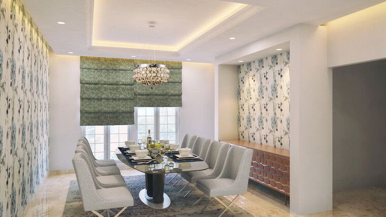 Diseño en línea Comedor Contemporáneo por Jaffer S. miniatura
