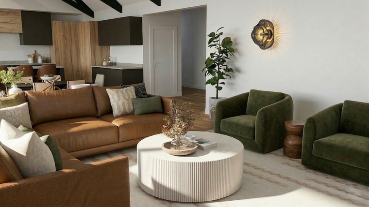 Online design Contemporary Combined Living/Dining by Marlene R. thumbnail