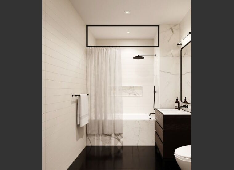 Online design Modern Bathroom by Gabriela S. thumbnail