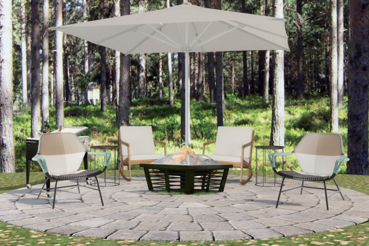 Online design Modern Patio by Picharat A.  thumbnail