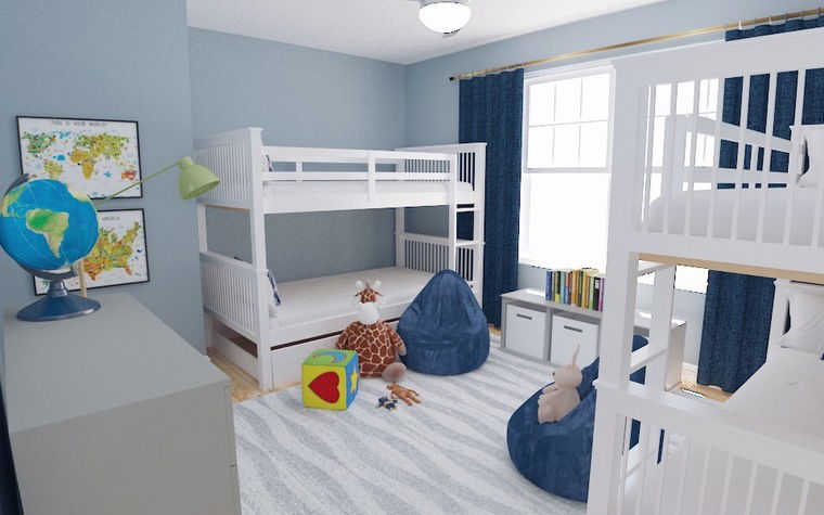 Online design Modern Kids Room by Jodi W. thumbnail