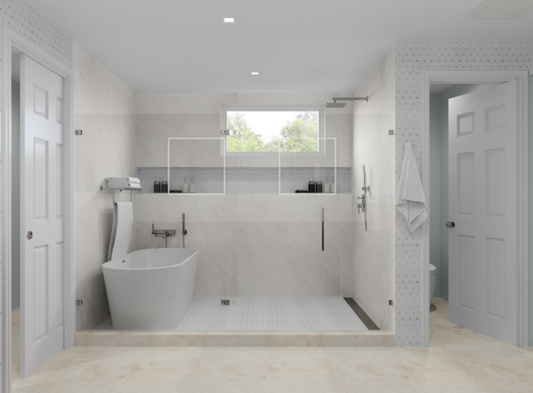 Online design Modern Bathroom by Theresa G. thumbnail