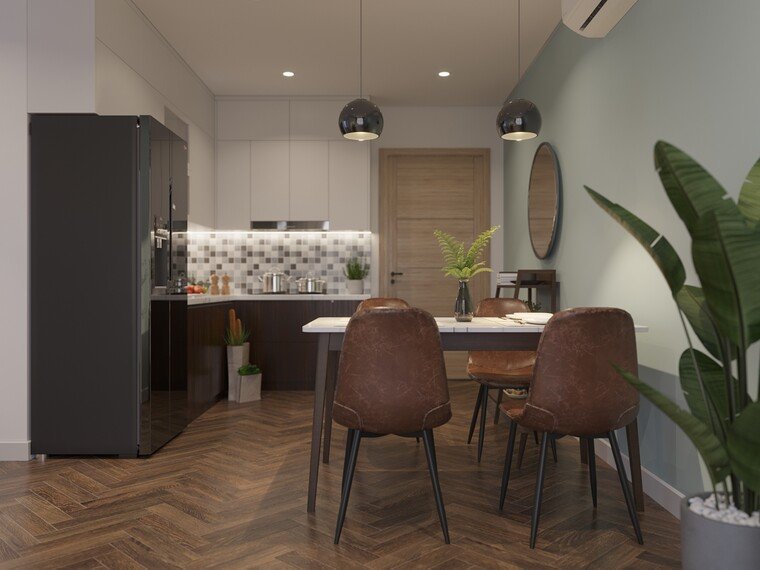 Online design Modern Dining Room by Nourhan M. thumbnail