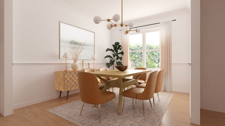 Diseño en línea Comedor Moderno por Liliana S. miniatura