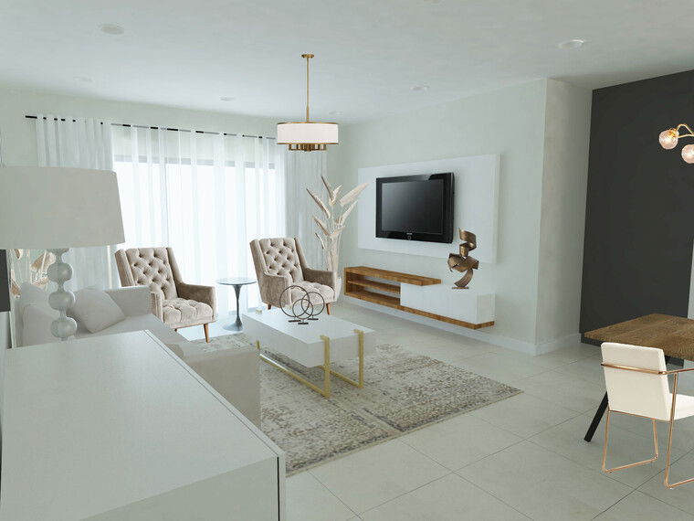 Online design Modern Living Room by Vera B. thumbnail