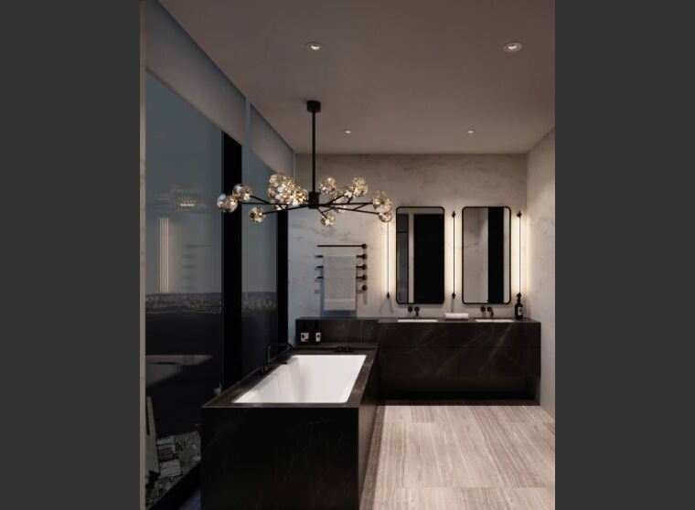 Online design Modern Bathroom by Gabriela S. thumbnail