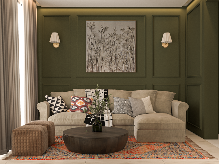Online design Eclectic Living Room by Sahar M. thumbnail