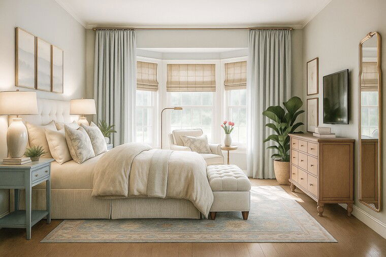 Online design Transitional Bedroom by Marya W. thumbnail
