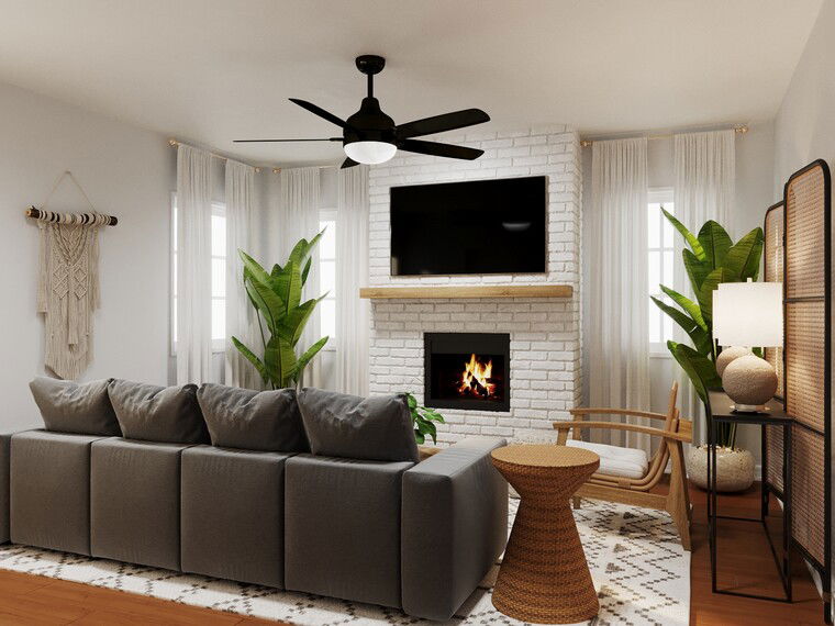 Online design Eclectic Living Room by Aida A. thumbnail