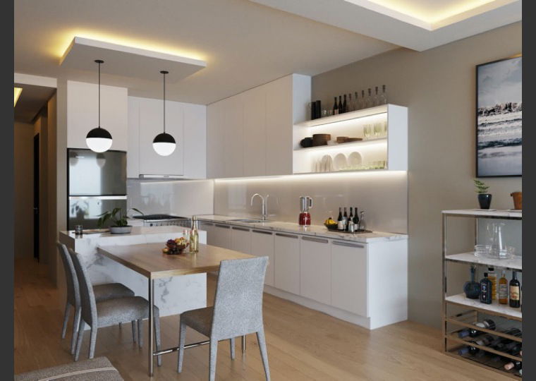 Online design Modern Combined Living/Dining by Amelia R. thumbnail