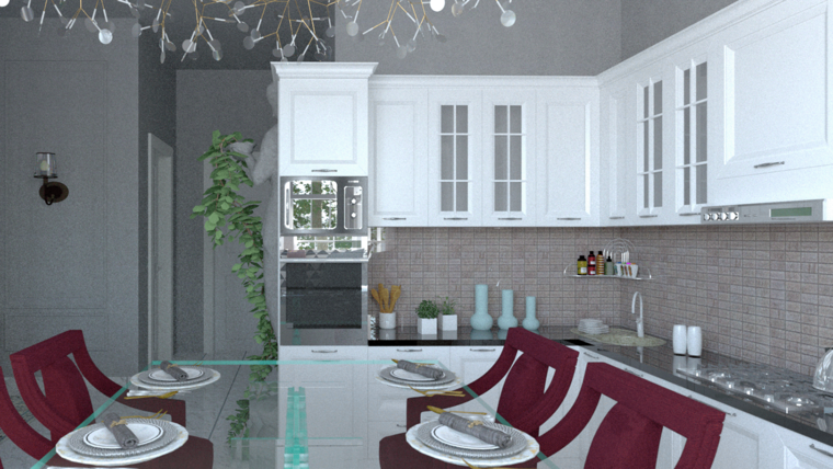 Online design Contemporary Kitchen by Rana S. thumbnail