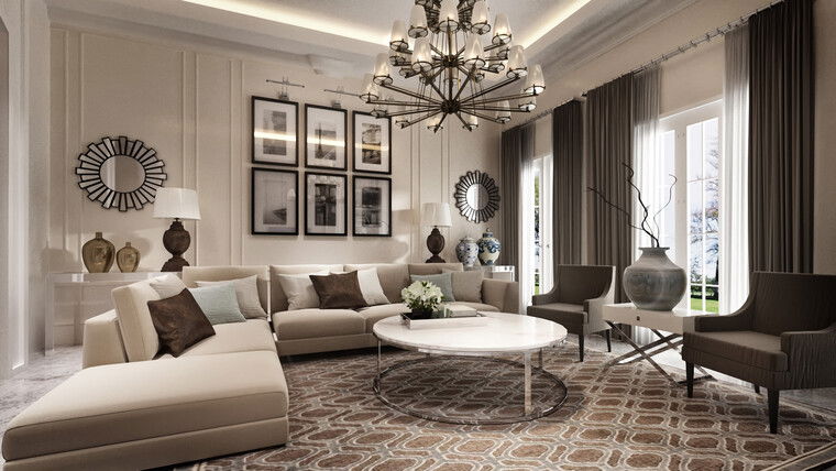 Online design Contemporary Living Room by Aida A. thumbnail