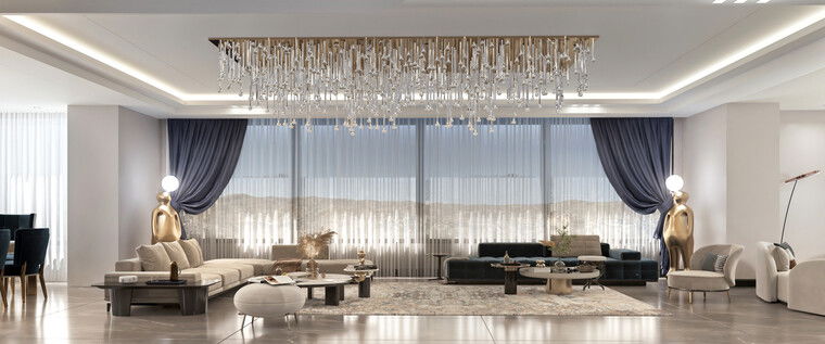 Diseño en línea Sala de Estar Moderna por Tina D. miniatura