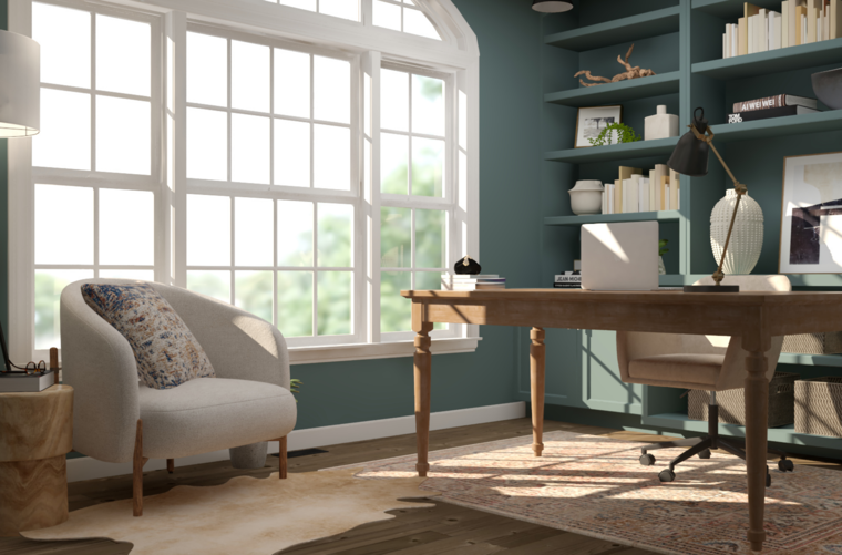 Online design Transitional Home Office by Tamara E. thumbnail