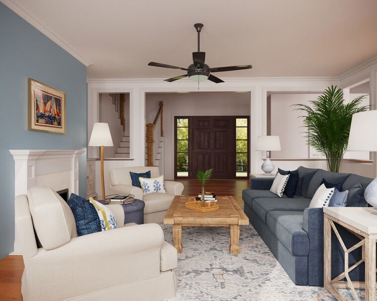 Online design Beach Living Room by Casey H. thumbnail