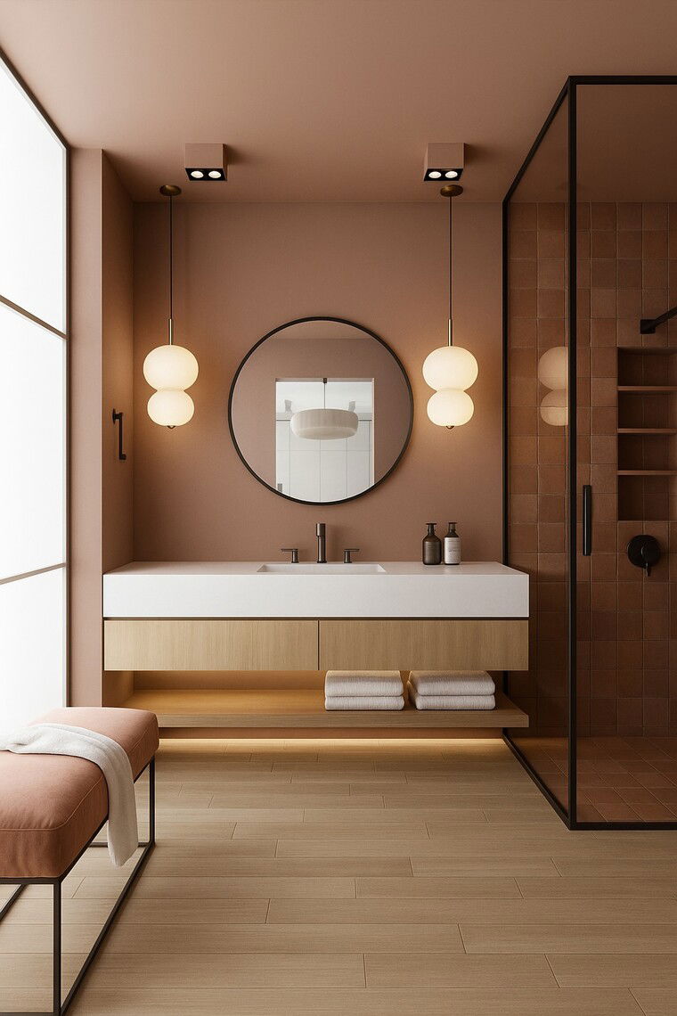 Online design Modern Bathroom by Marya W. thumbnail