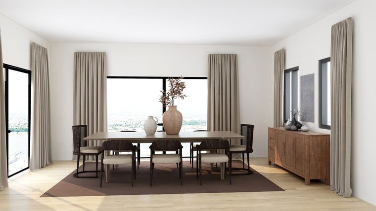 Online design Contemporary Dining Room by Zena A. thumbnail