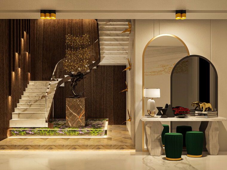 Online design Modern Hallway/Entry by Esra S. thumbnail