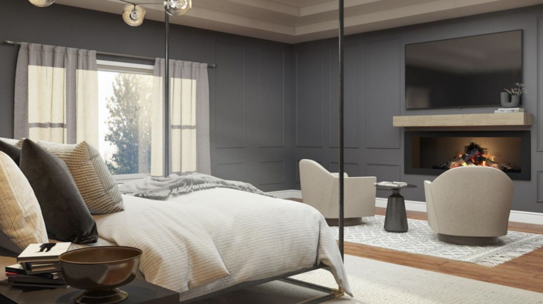 Diseño en línea Dormitorio Moderno por Maria G. miniatura