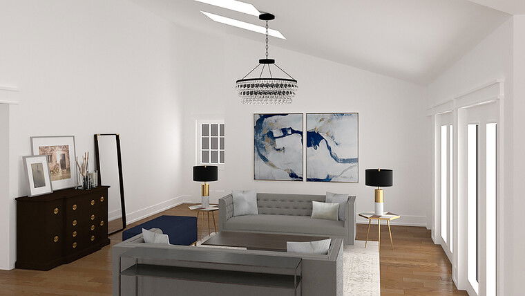 Online design Transitional Living Room by Jessica S. thumbnail