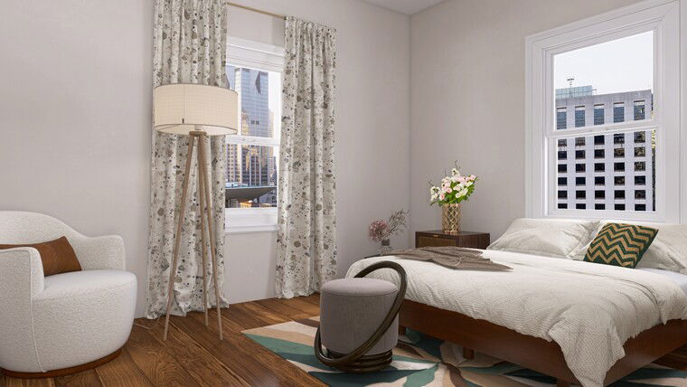 Online design Transitional Bedroom by Jacky G. thumbnail