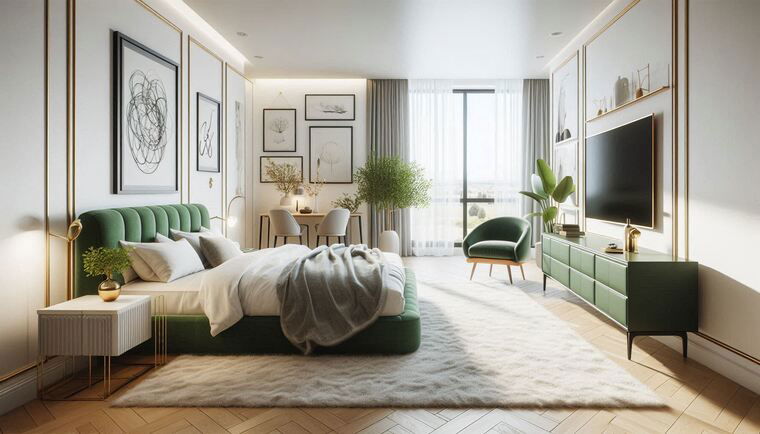Diseño en línea Dormitorio Moderno por Ronda S. miniatura