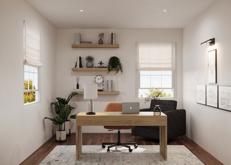 Online design Transitional Home Office by Ana A. thumbnail