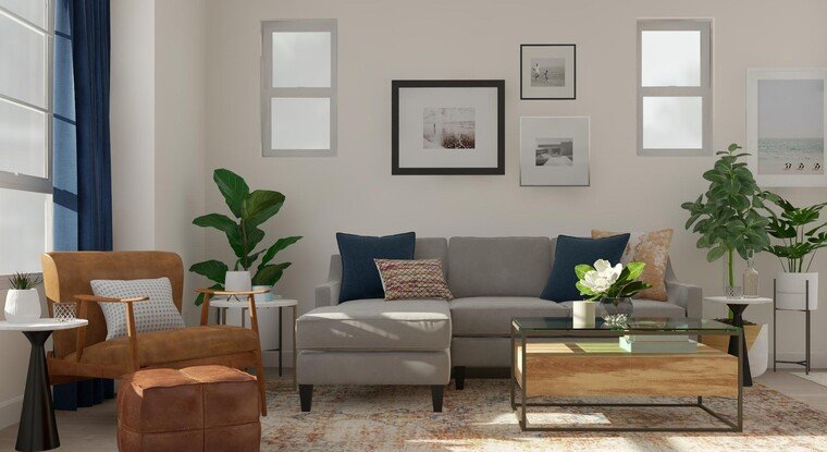Online design Modern Living Room by Amanda B. thumbnail